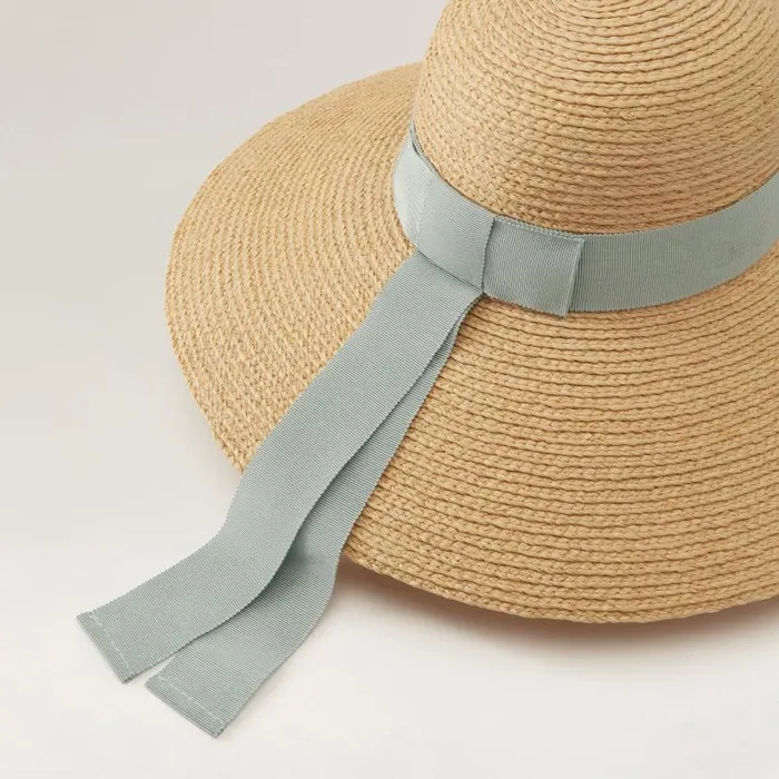 Hats UPF 50 Helen Kaminski Cori Natural Chalk Blue