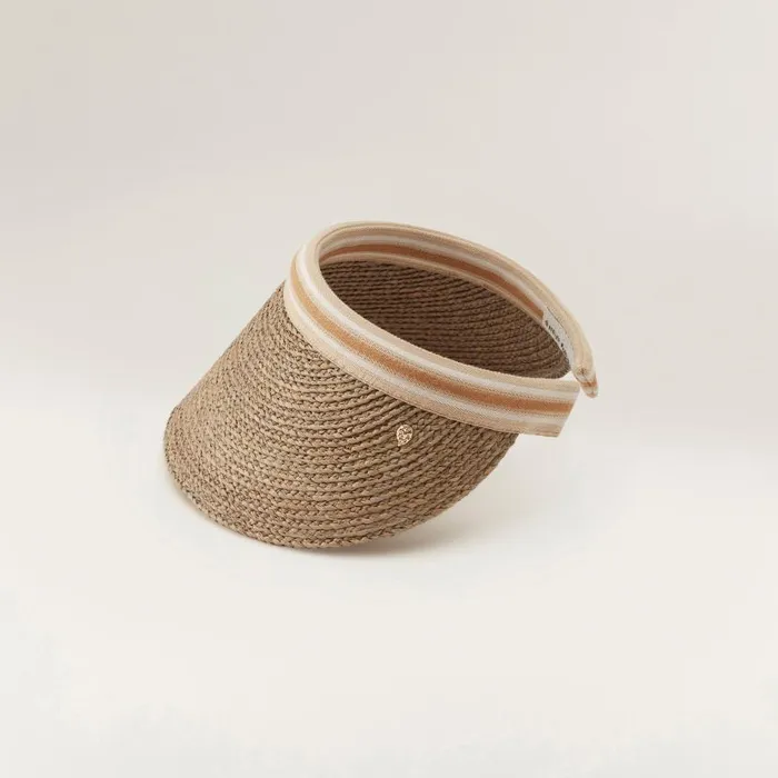 Hats Visors Helen Kaminski Bianca 12 Eclipse Melangenougat Stripe
