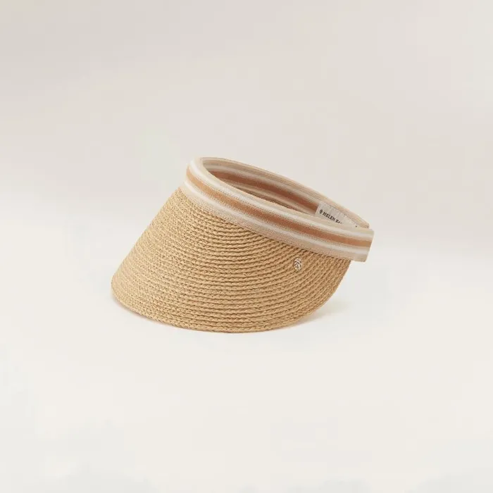 Hats Visors Helen Kaminski Bianca 12 Naturalnougat Stripe
