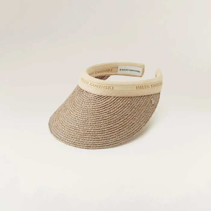 Hats Visors Helen Kaminski Bianca Eclipse Melange Natural Logo