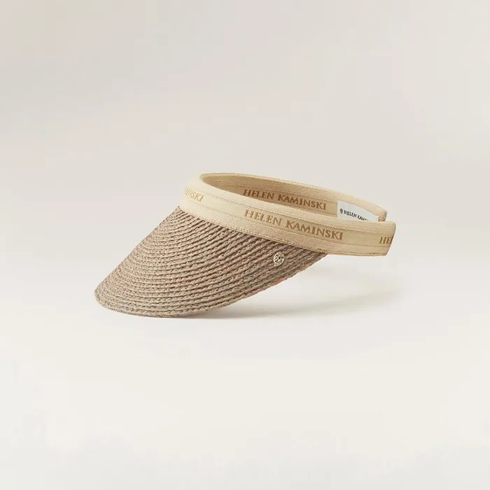Hats Visors Helen Kaminski Bianca Eclipse Melange Natural Logo