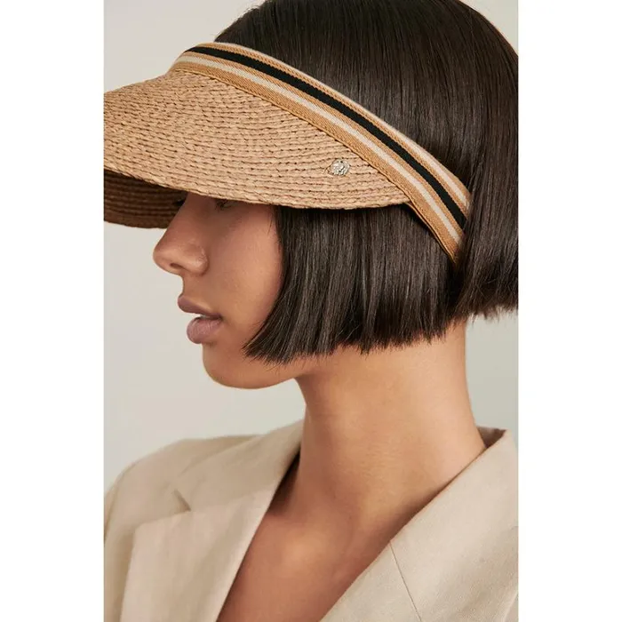 Hats Visors Helen Kaminski Bianca Nougatblack Stripe