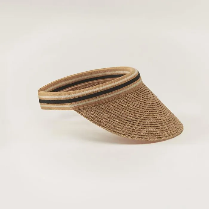 Hats Visors Helen Kaminski Bianca Nougatblack Stripe
