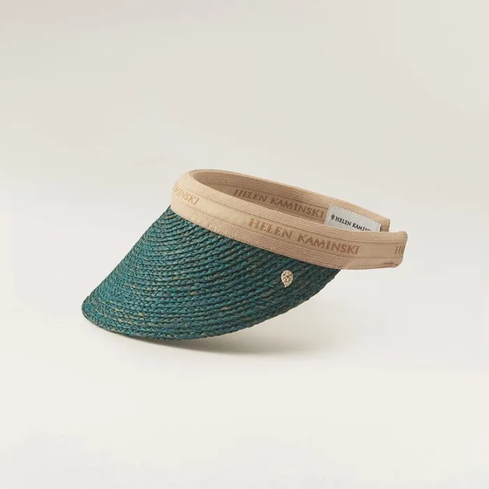 Hats Visors Helen Kaminski Bianca Palm Leafnatural Logo