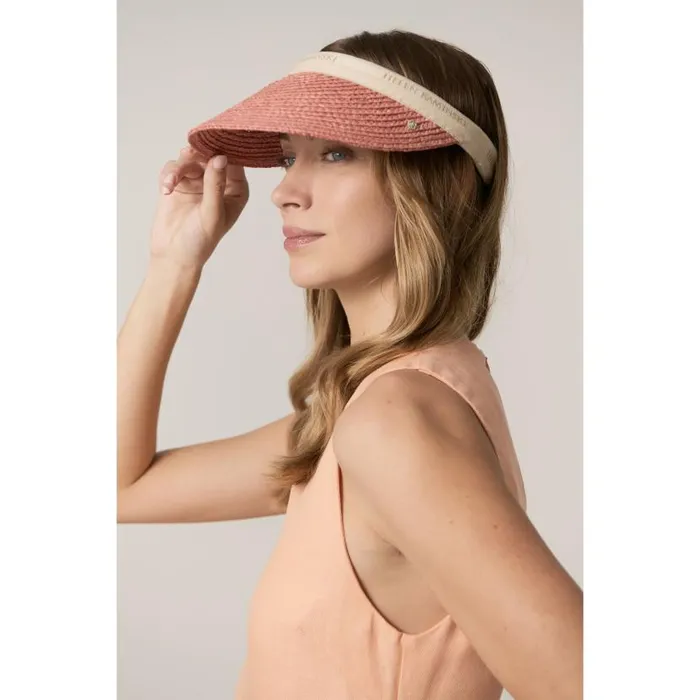 Hats Visors Helen Kaminski Bianca Pomelo Natural Logo