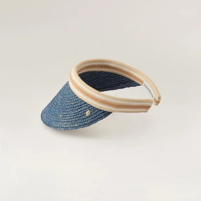 Hats Visors Helen Kaminski Bianca Sapphire Nougat Stripe