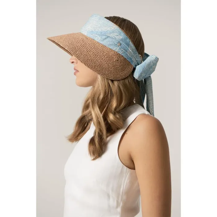 Hats Visors Helen Kaminski HK X Bbbarra Visor Blue