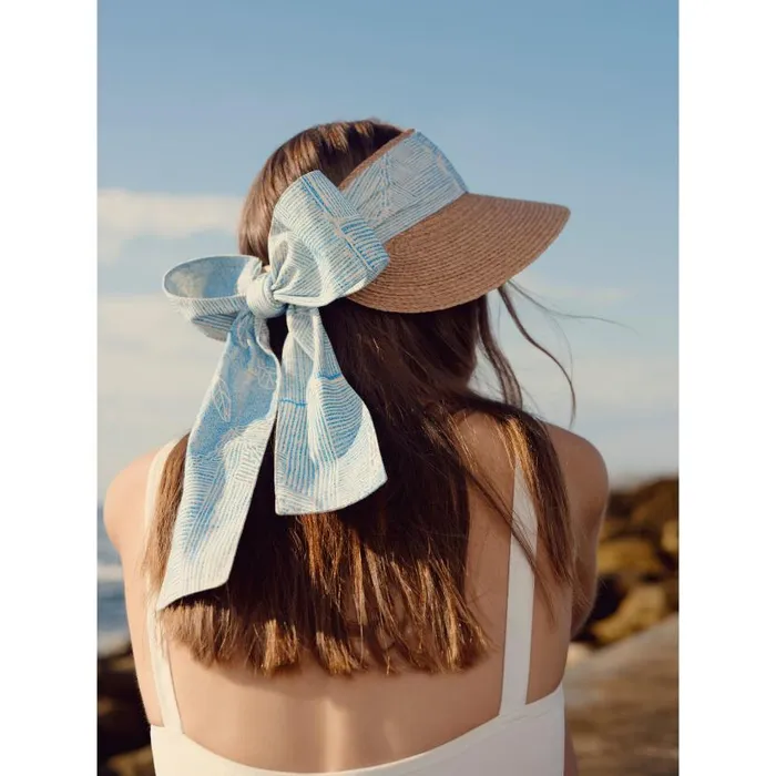 Hats Visors Helen Kaminski HK X Bbbarra Visor Blue
