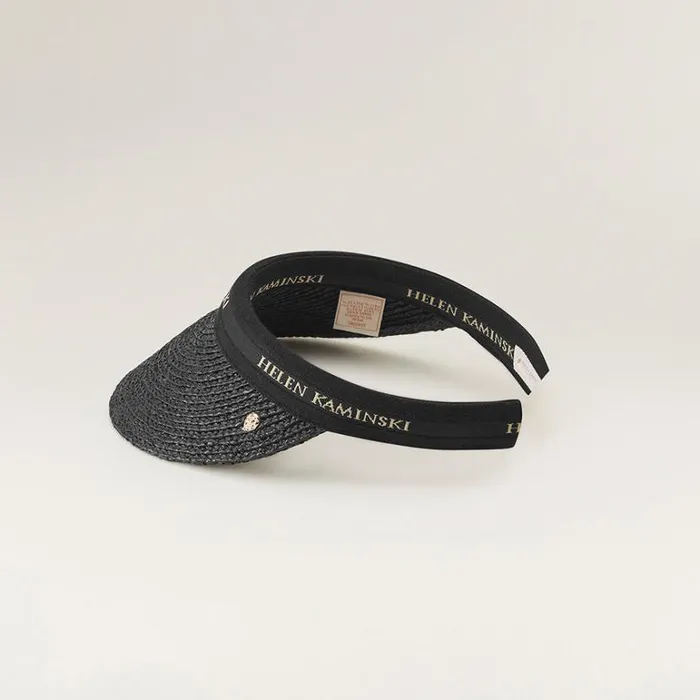 Hats Visors Helen Kaminski Marina Charcoalblack Logo