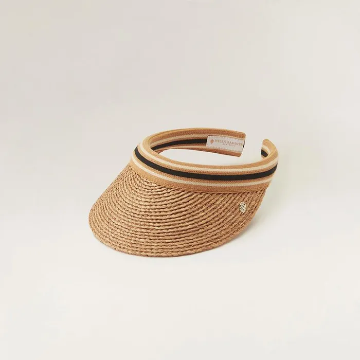 Hats Visors Helen Kaminski Marina Nougatblack Stripe