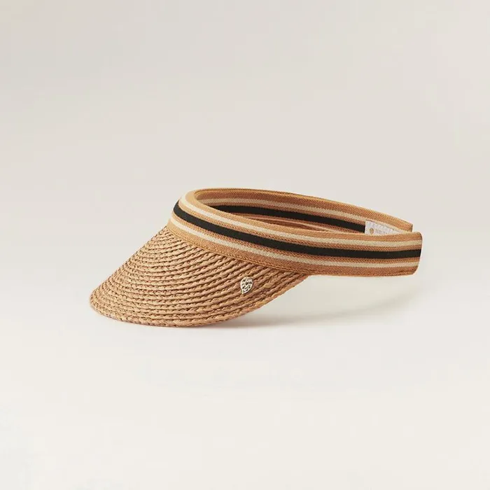 Hats Visors Helen Kaminski Marina Nougatblack Stripe