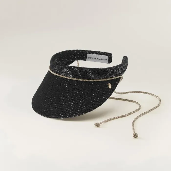 Hats Visors Helen Kaminski Venus Black Sparkle