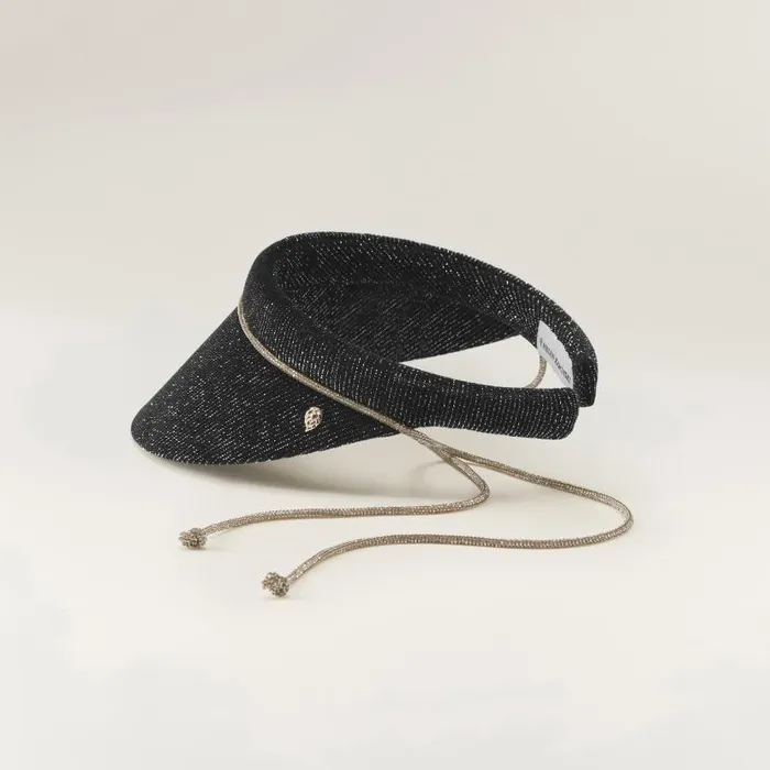 Hats Visors Helen Kaminski Venus Black Sparkle