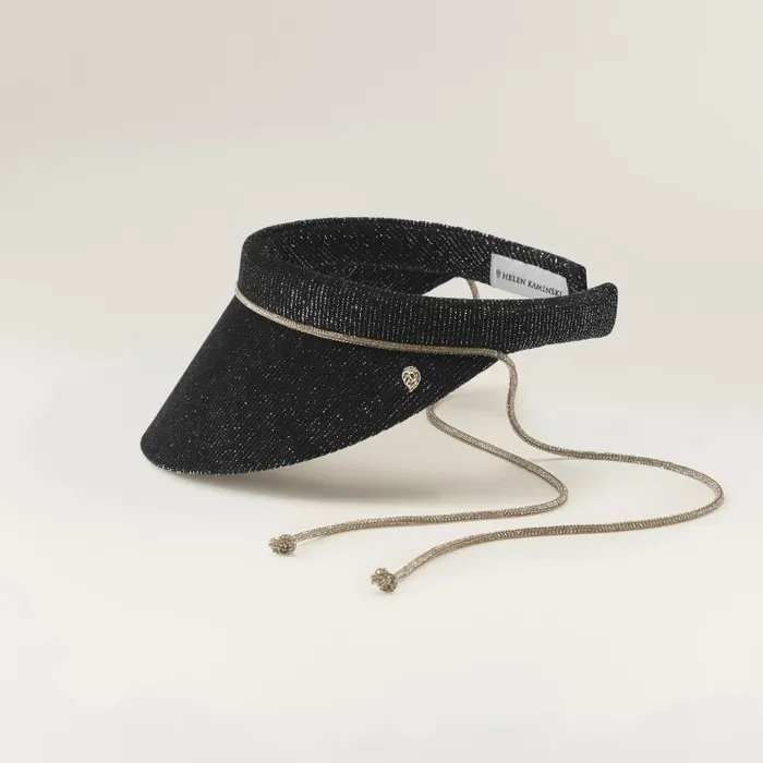 Hats Visors Helen Kaminski Venus Black Sparkle
