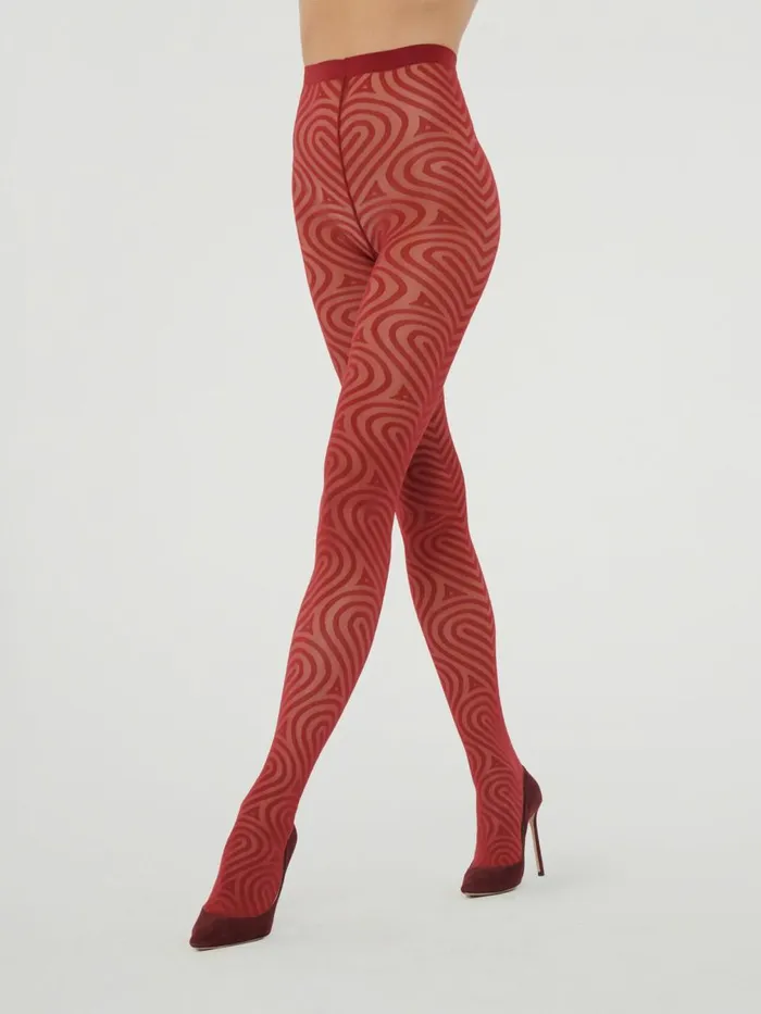 Heart Tights Soft Cherry Women Wolford Tights