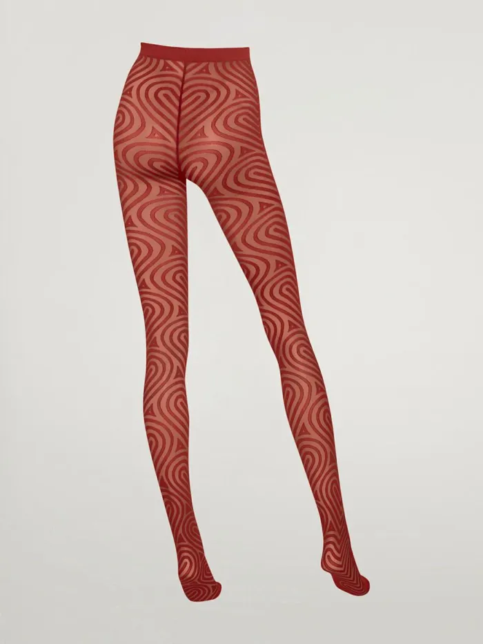 Heart Tights Soft Cherry Women Wolford Tights