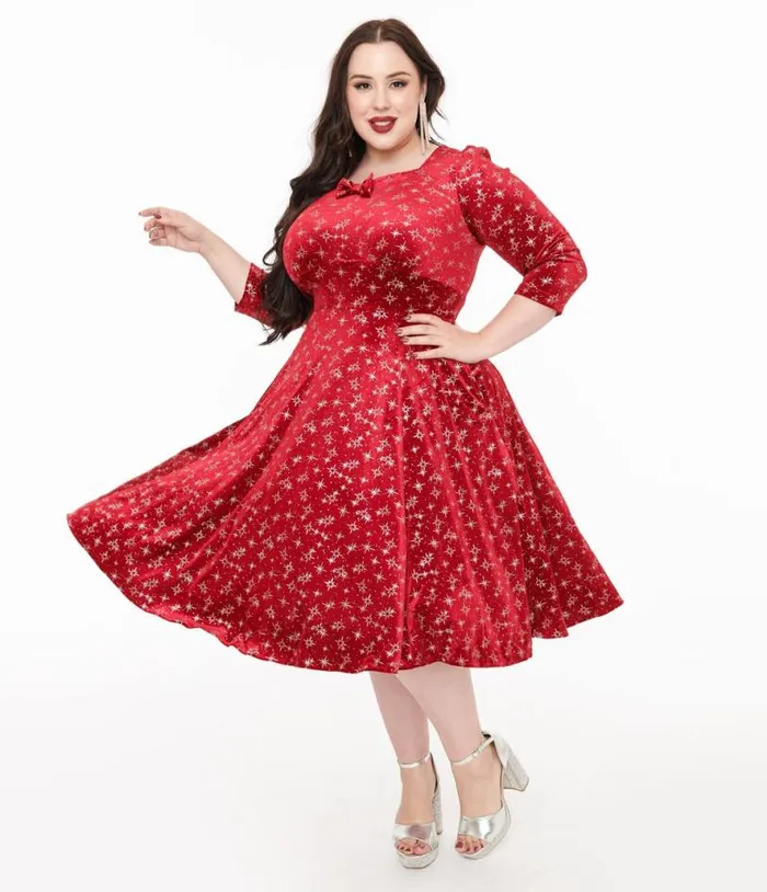 Hearts and Roses Plus Size Burgundy Sparkle Paris Swing Dress DressesPlus Unique Vintage Pocket Dresses Hearts and Roses Plus Size Burgundy Sparkle Paris Swing Dress DressesPlus Unique Vintage Pocket Dresses