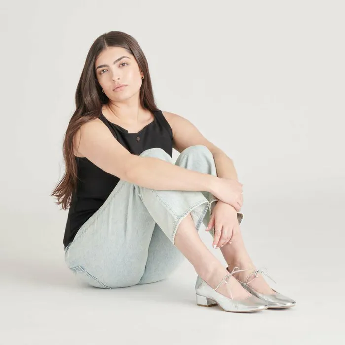 Heels Shop Dolce Vita Ardien Heels Silver Crinkle Patent Silver Crinkle Patent