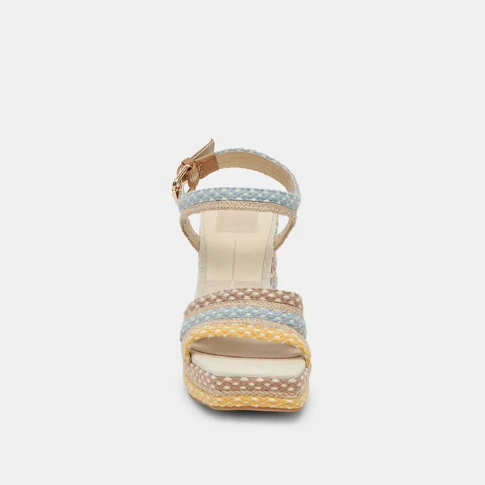 Heels Shop Dolce Vita Arnela Heels Citrus Multi Woven Citrus Multi Woven