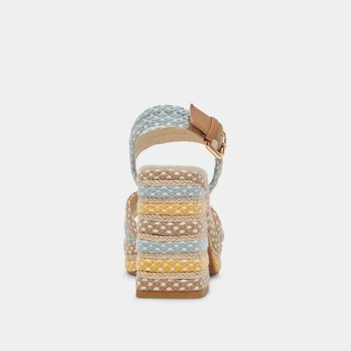 Heels Shop Dolce Vita Arnela Heels Citrus Multi Woven Citrus Multi Woven