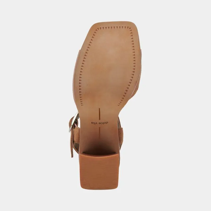 Heels Shop Dolce Vita Aubrey Heels Chestnut Suede Chestnut Suede