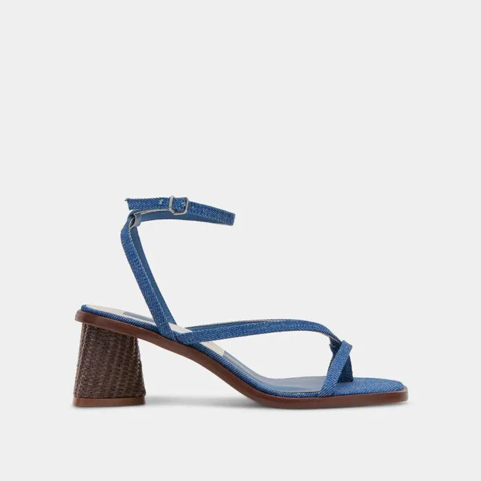 Heels Shop Dolce Vita Banita Sandals Blue Denim Blue Denim