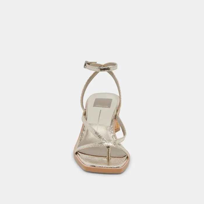 Heels Shop Dolce Vita Banita Sandals Light Gold Crackled Stella Women039s Light Gold Sandals Light Gold Crackled Stella