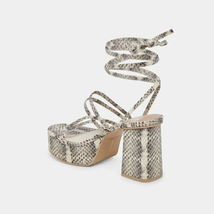 Heels Shop Dolce Vita Barbs Heels Grey White Embossed Stella Grey White Embossed Stella