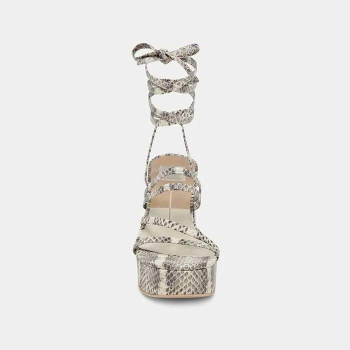 Heels Shop Dolce Vita Barbs Heels Grey White Embossed Stella Grey White Embossed Stella