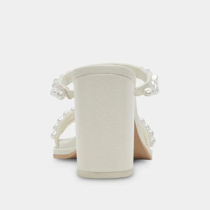 Heels Shop Dolce Vita Barrit Pearl Heels Vanilla Pearls Vanilla Pearls