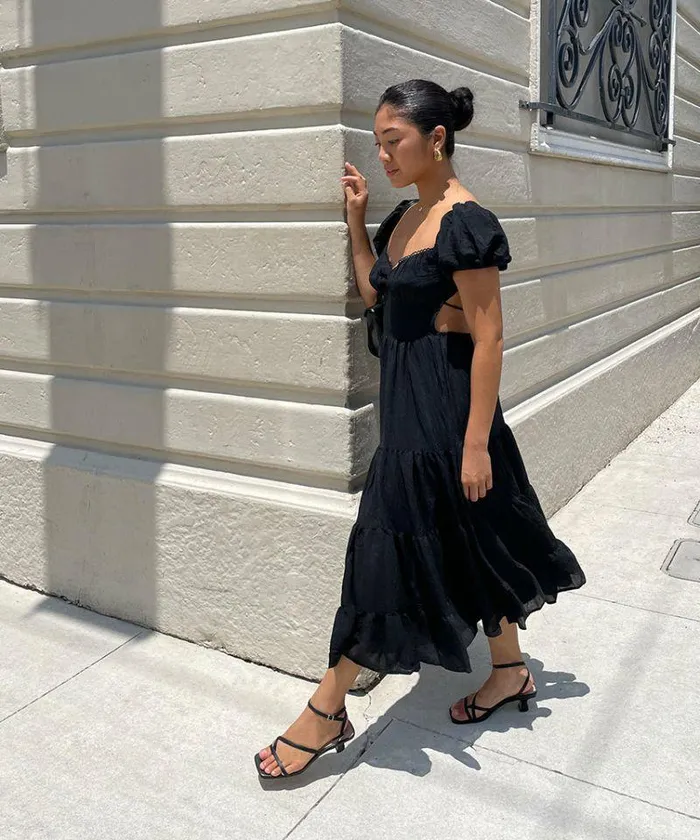 Heels Shop Dolce Vita Baylor Heels Black Leather Black Leather Heeled Sandals Black Leather