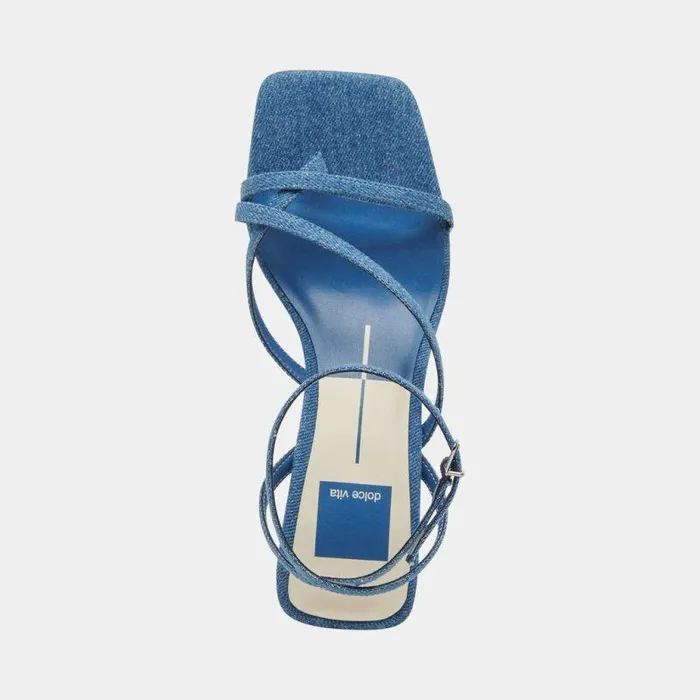 Heels Shop Dolce Vita Baylor Heels Blue Denim Women039s Designer Blue Denim Heels Blue Denim