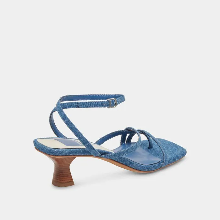 Heels Shop Dolce Vita Baylor Heels Blue Denim Women039s Designer Blue Denim Heels Blue Denim