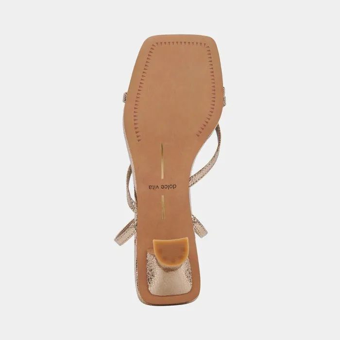Heels Shop Dolce Vita Baylor Heels Dark Gold Cracked Stella Dark Gold Heeled Sandals Dark Gold Crackled Stella