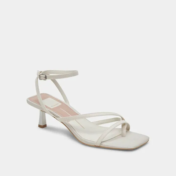 Heels Shop Dolce Vita Betsi Heels Off White Satin Designer Off White Wedding Heels Off White Satin
