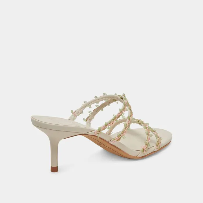 Heels Shop Dolce Vita Betti Wide Heels Ivory Multi Stella Ivory Multi Stella
