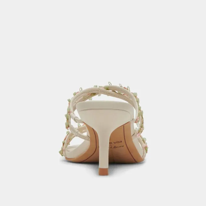 Heels Shop Dolce Vita Betti Wide Heels Ivory Multi Stella Ivory Multi Stella