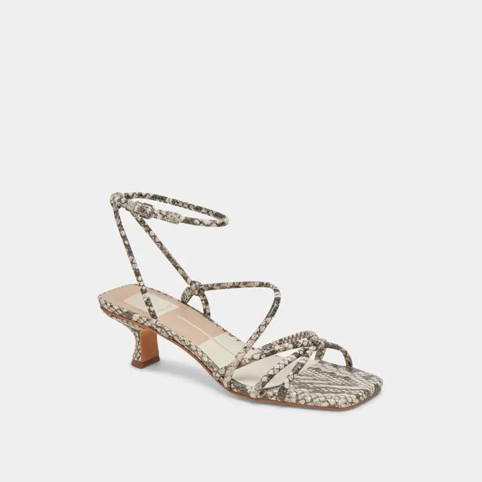 Heels Shop Dolce Vita Bev Heels Black White Embossed Snake White Black Snake Heels Black White Embossed Snake