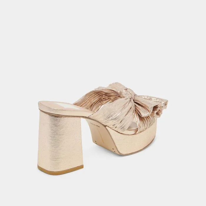 Heels Shop Dolce Vita Blare Heels Platinum Satin Platinum Satin