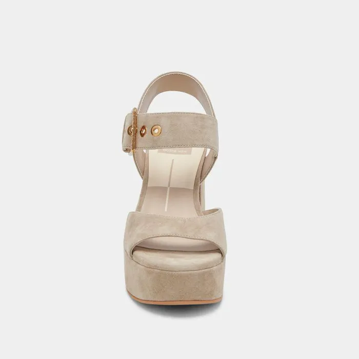 Heels Shop Dolce Vita Bobby Heels Almond Suede Almond Suede