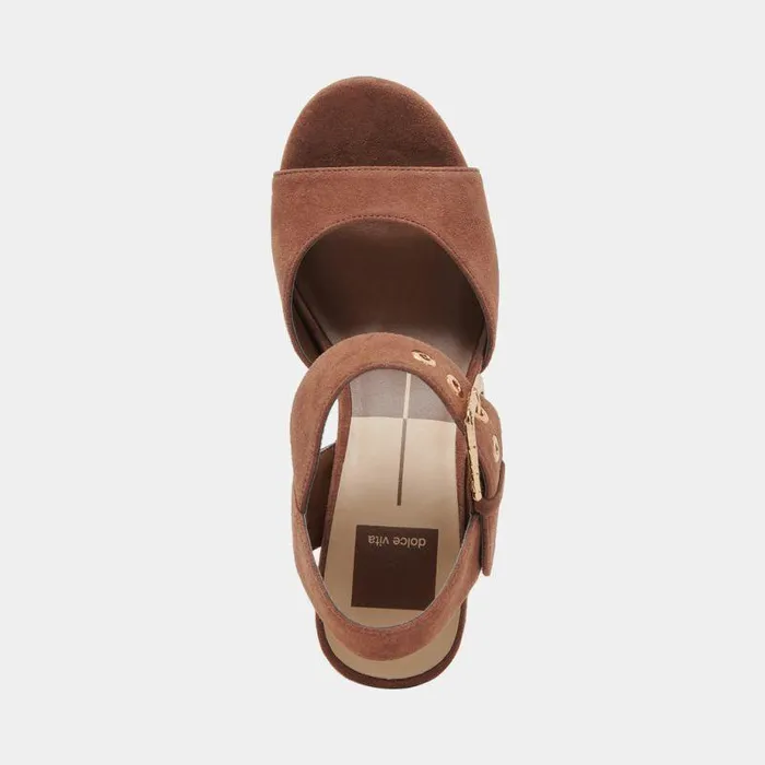 Heels Shop Dolce Vita Bobby Heels Cocoa Suede Cocoa Suede