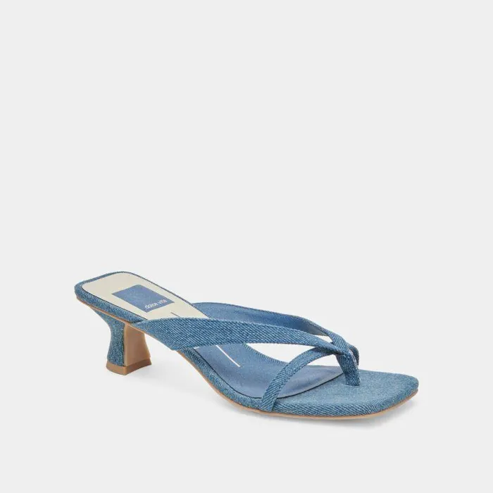 Heels Shop Dolce Vita Brevel Heels Blue Denim Blue Denim