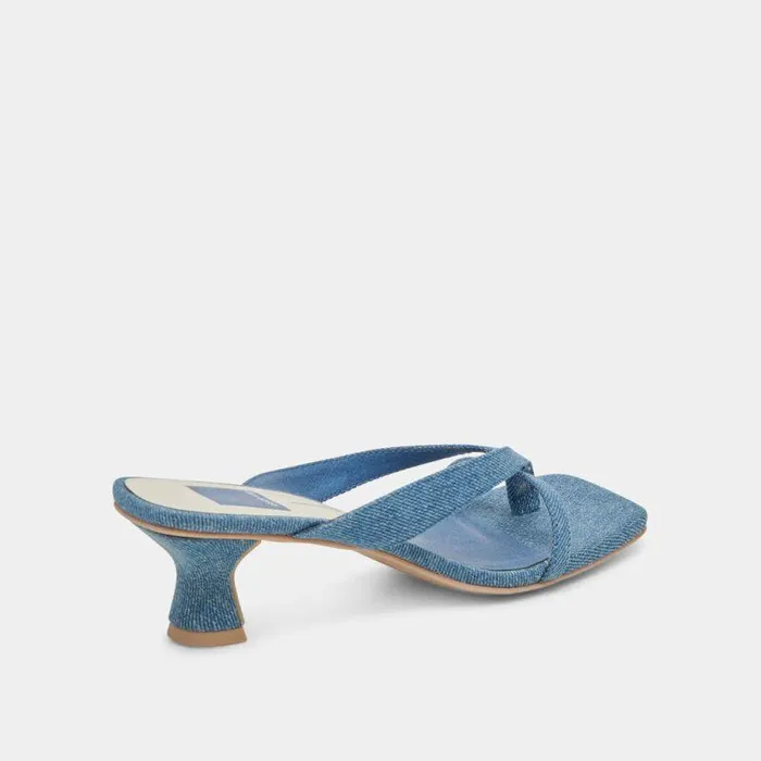 Heels Shop Dolce Vita Brevel Heels Blue Denim Blue Denim