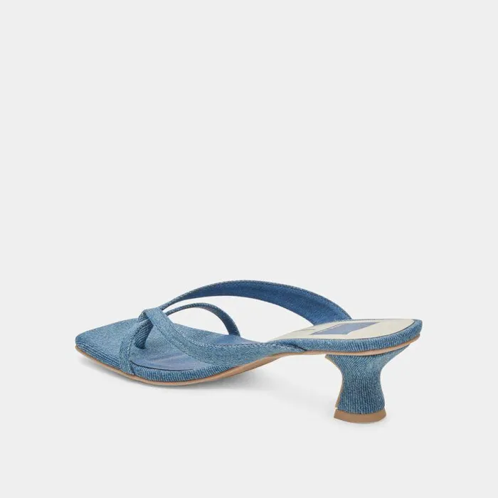 Heels Shop Dolce Vita Brevel Heels Blue Denim Blue Denim
