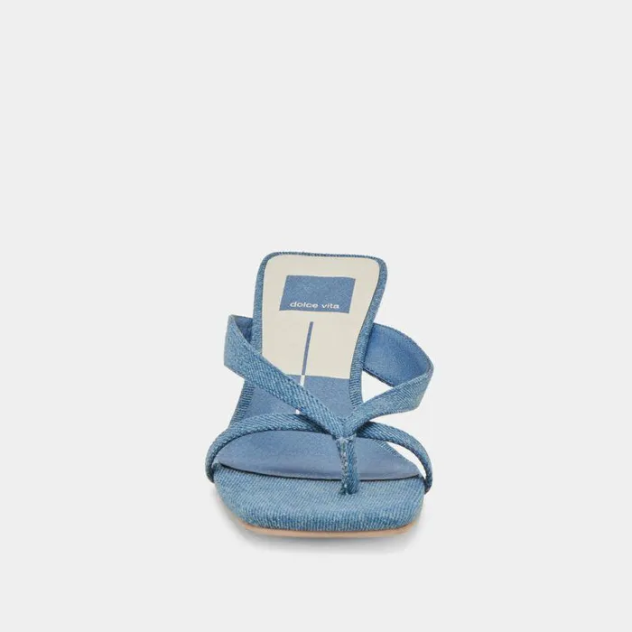 Heels Shop Dolce Vita Brevel Heels Blue Denim Blue Denim