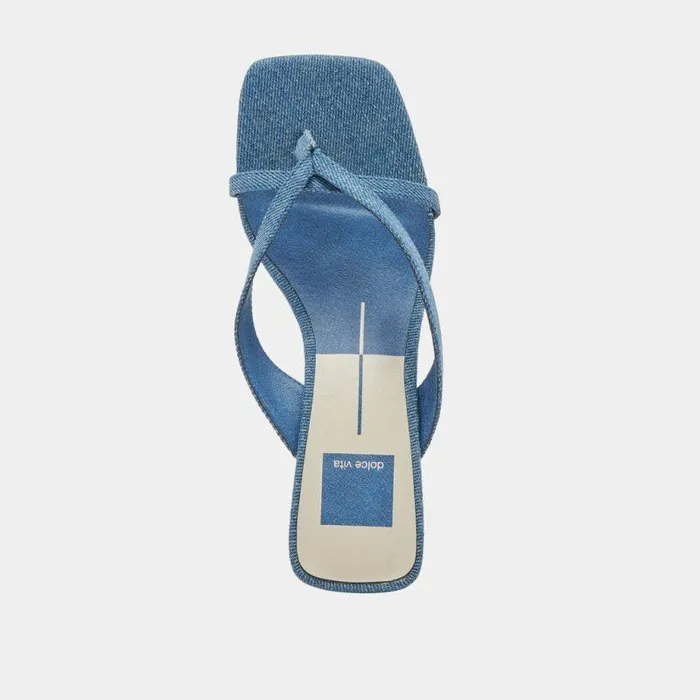 Heels Shop Dolce Vita Brevel Heels Blue Denim Blue Denim