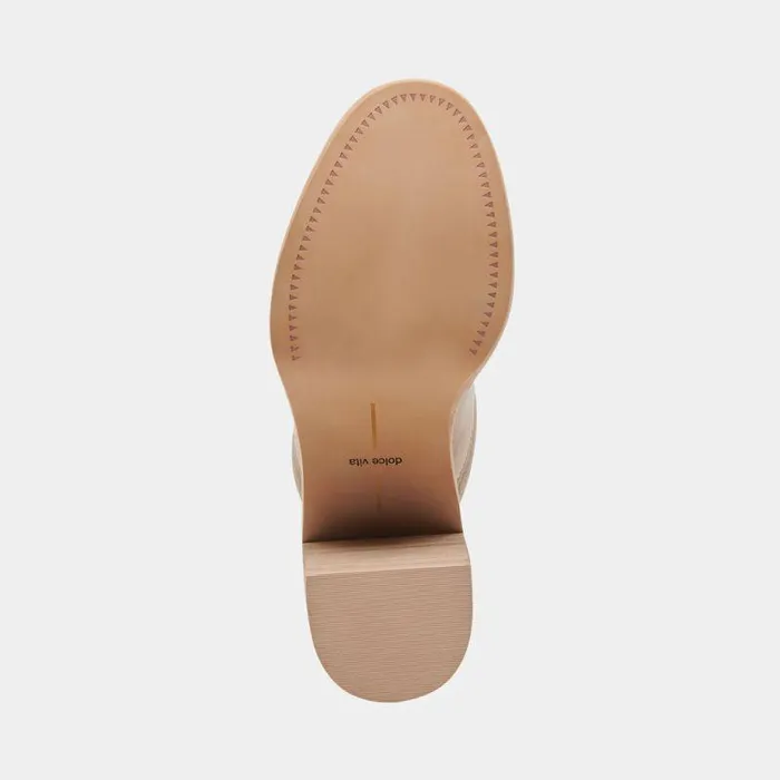 Heels Shop Dolce Vita Castel Heels In Taupe Suede Women039s Taupe Suede Clogs Taupe Suede