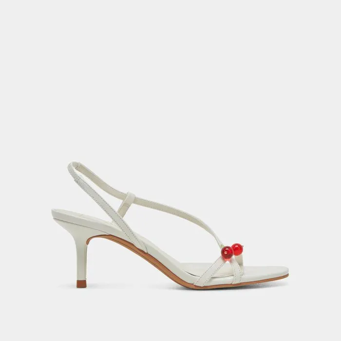 Heels Shop Dolce Vita Cerise Heels White Patent Stella White Patent Stella
