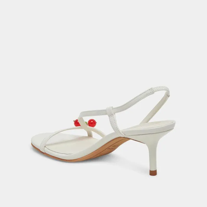 Heels Shop Dolce Vita Cerise Heels White Patent Stella White Patent Stella