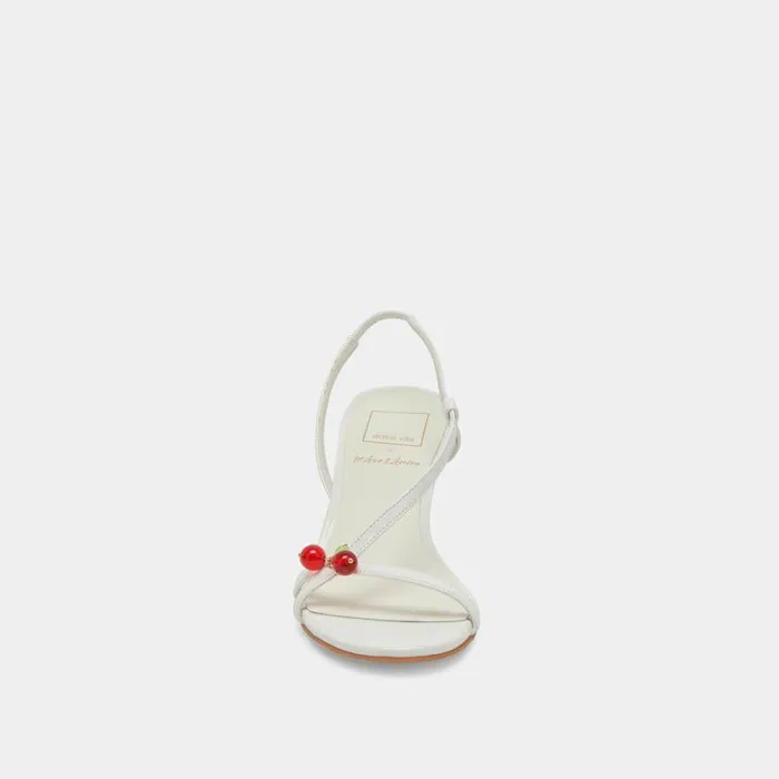 Heels Shop Dolce Vita Cerise Heels White Patent Stella White Patent Stella
